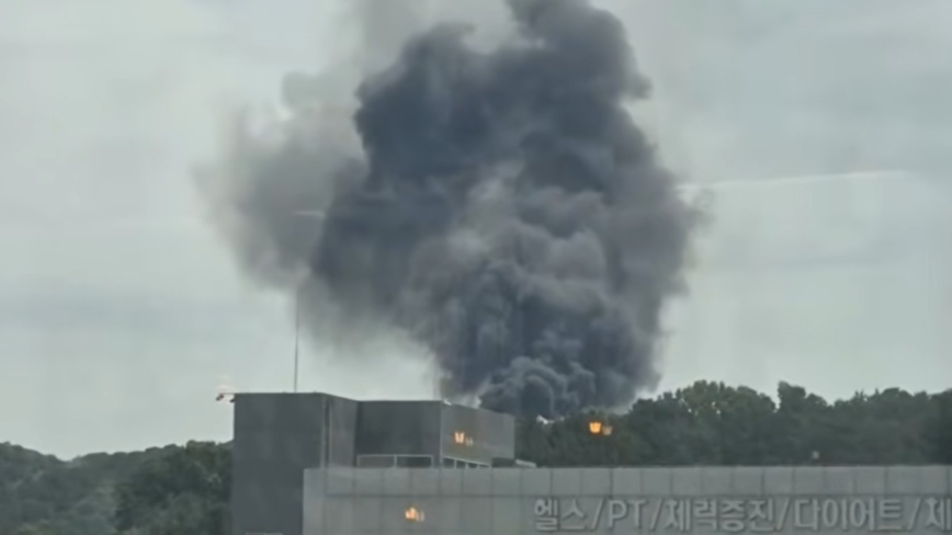 韓華航太工廠爆炸 一棟廠房全燒毀5死2傷