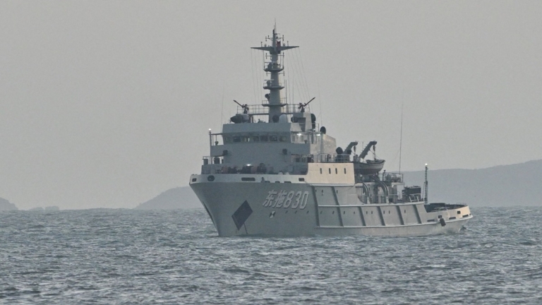中共海警稱在台灣海域「執法」台灣譴責