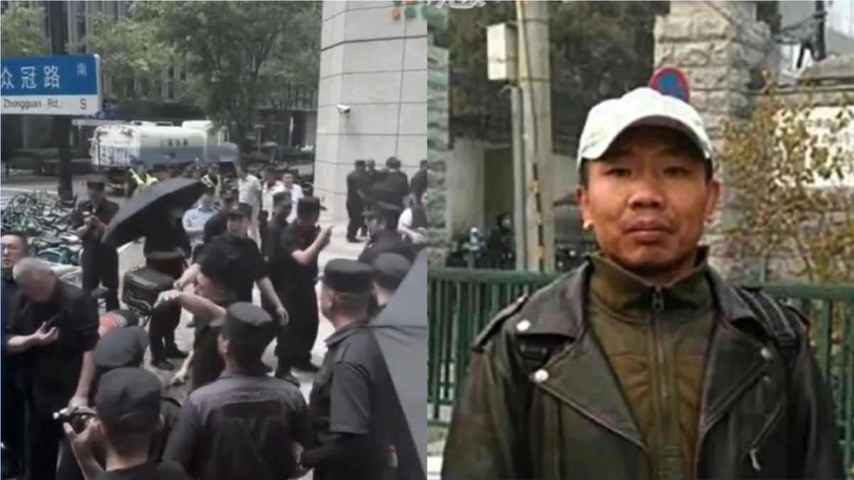 【禁闻】6月8日维权动态 中航信托受害人上海维权 遭警察关黑仓库