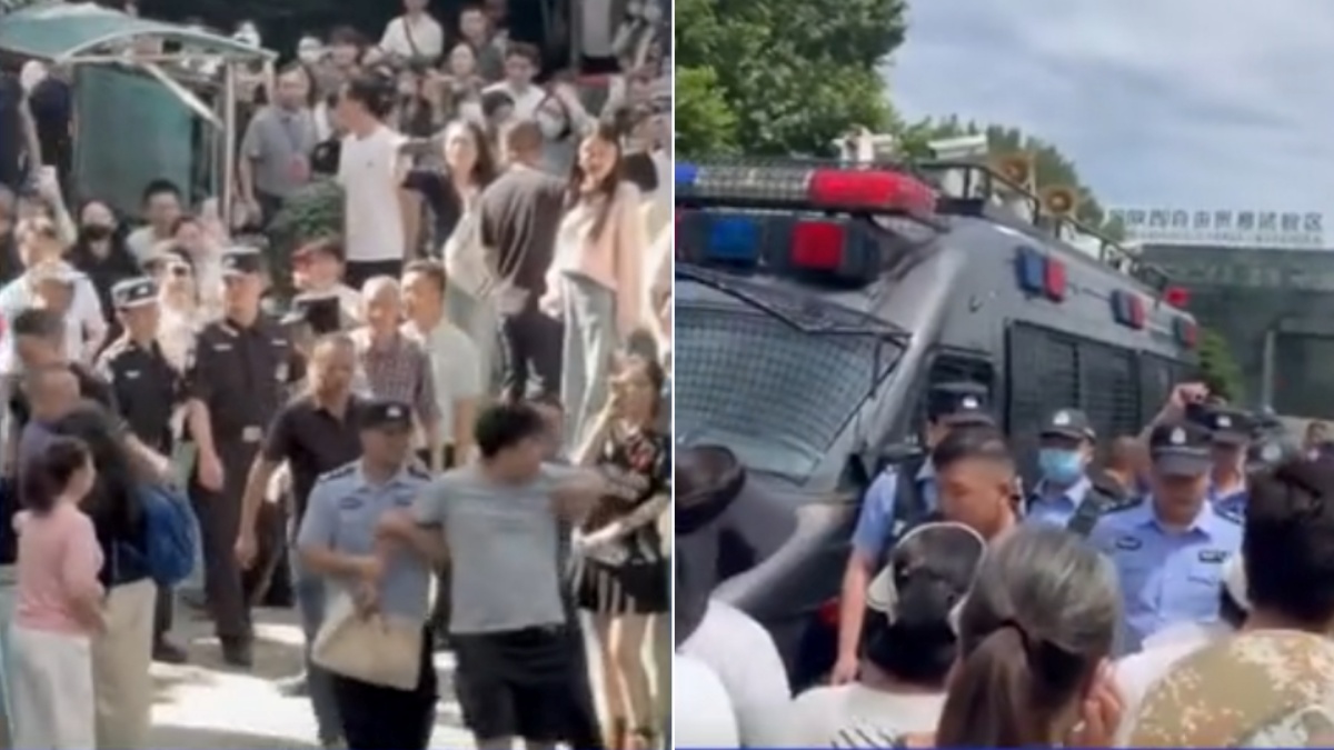 【禁闻】6月10日维权动态 重庆「山姆打包哥」虐狗事件 抗议市民与警对峙
