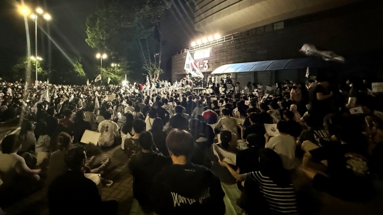 首爾連日選舉抗議集會 韓國大學名校串聯發聲明
