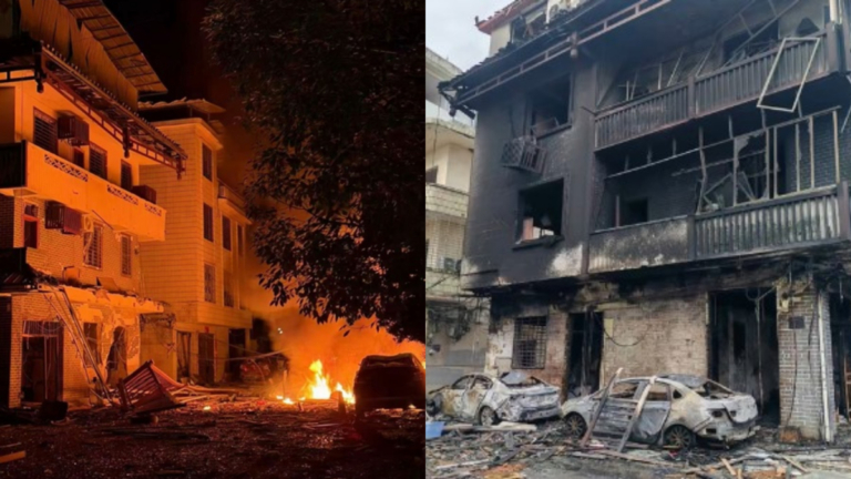 廣西桂林連環大爆炸 整條街被炸爛 慘烈如戰場（視頻）