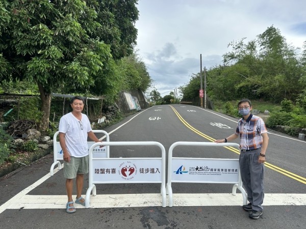抱卵母蟹遷徙 小琉球8/31前美人路部分時段封路