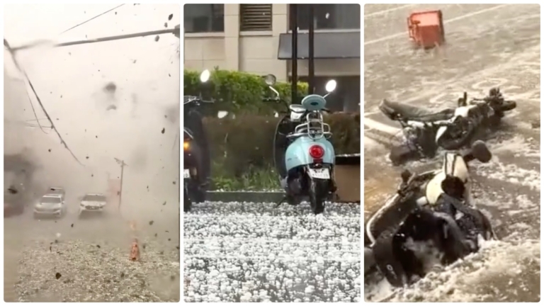 北京和河北再度遭遇特大冰雹襲擊