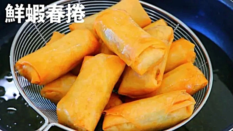 【美食天堂】30分鐘鮮蝦春捲