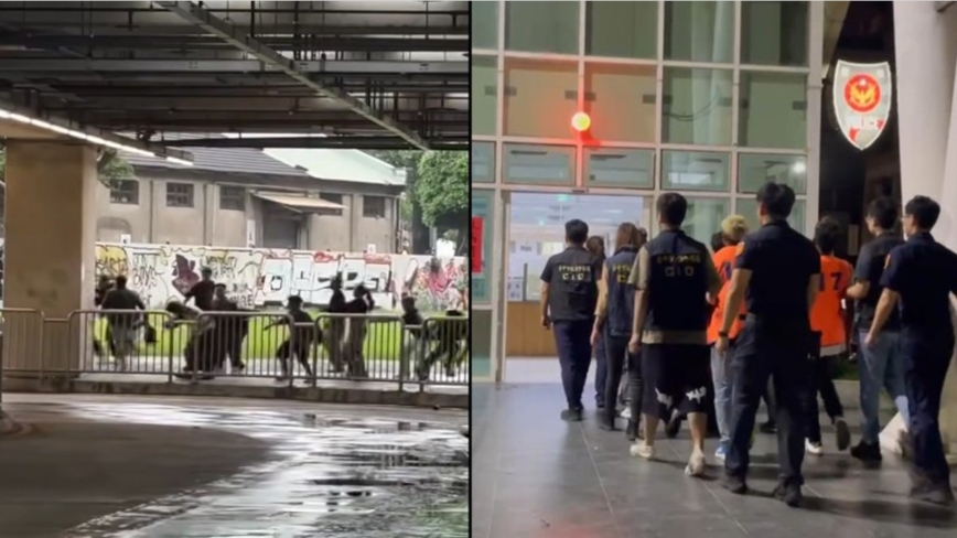印尼移工酒後口角 台中車站打群架 乘客驚嚇尖叫