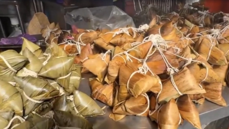 粽香迎端午 嘉義貴社懷舊古早味肉粽送暖