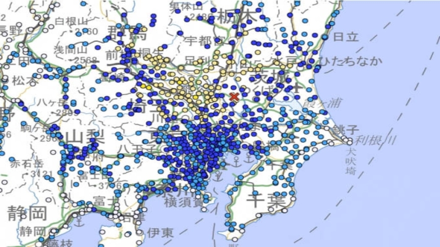 日本關東5.5地震 撼動首都圈 專家:位處複雜板塊交界