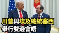 【直播】川普與埃及總統塞西舉行雙邊會晤