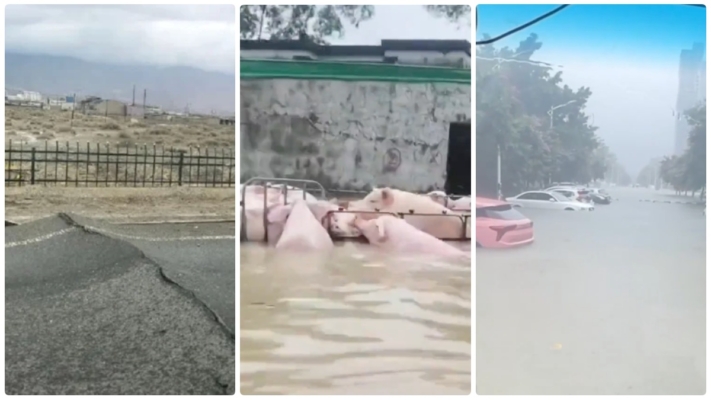 中國天災人禍不斷 地震、冰雹、洪水齊發