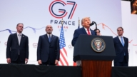 G7峰會記者會 川普:不存在3000億美元換和平
