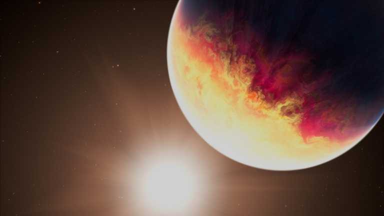 韋伯望遠鏡拍到系外行星被恆星高溫烘烤