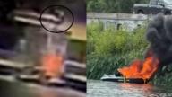德州少女駕水上摩托車 突然爆炸被拋火半空中落水