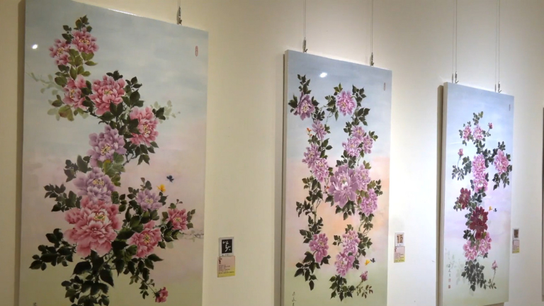 《美麗與堅韌的交織》彩墨創作個展 表現客家精神