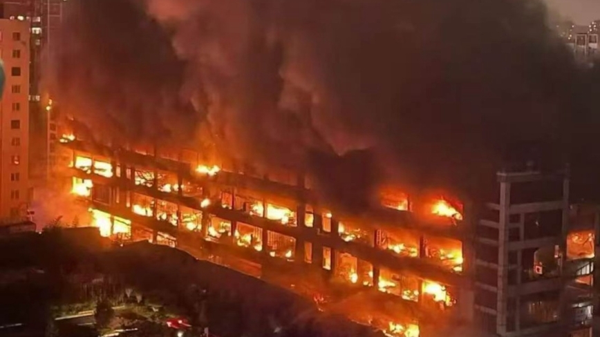 中國湖南一居民樓突發火災 已11人死傷