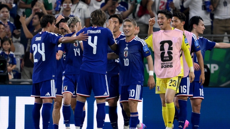 世界盃第1000場比賽 日本4:0大勝突尼斯