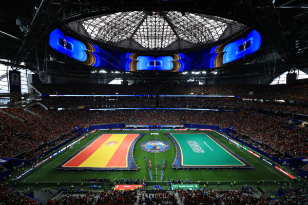 ATLANTA, GEORGIA - JUNE 21: General view before the FIFA World Cup 2026 Group H match between Spain and Saudi Arabia at Atlanta Stadium on June 21, 2026 in Atlanta, Georgia.