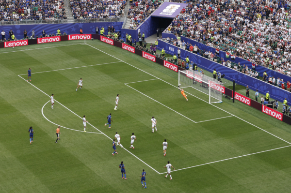 PHILADELPHIA, PENNSYLVANIA - JUNE 22: Kylian Mbappe #10 of France scores his team's first goal during the FIFA World Cup 2026 Group I match between France and Iraq at Philadelphia Stadium on June 22, 2026 in Philadelphia, Pennsylvania.