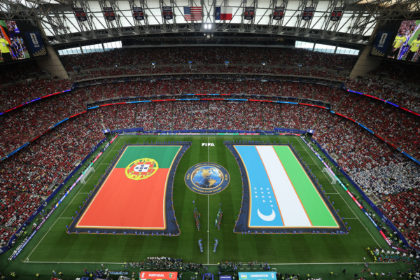 HOUSTON, TEXAS - JUNE 23: General view before the FIFA World Cup 2026 Group K match between Portugal and Uzbekistan at Houston Stadium on June 23, 2026 in Houston, Texas.