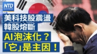 【財經新聞】美科技股震盪 韓股熔斷 AI泡沫化?「它」是主因!