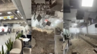 委内瑞拉遇百年强震 机场天花板崩塌 惊悚画面曝光