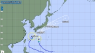 兩大颱風逼近日本 百餘航班取消 數千居民撤離