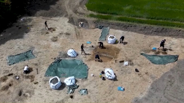 丹麥挖出維京「紡織工場」遺址 規模超乎想像