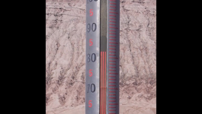 熱到爆表 新疆火焰山地表溫度高達82℃（視頻）