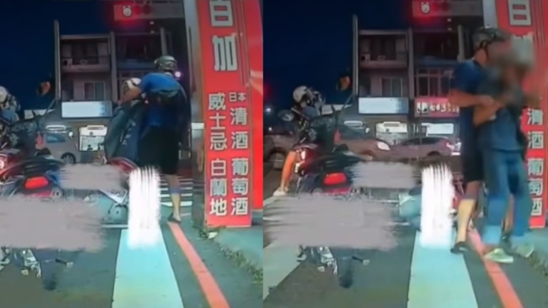 不是尋仇!台中便衣警當街瞬間捉贓車騎士
