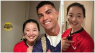 中國女球迷電梯遇C羅情緒激動 獲超級待遇