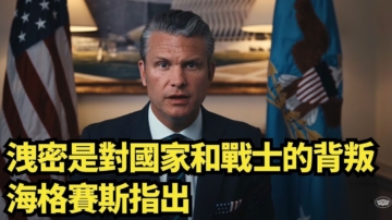 【直播】洩密是對國家和戰士的背叛 海格賽斯指出