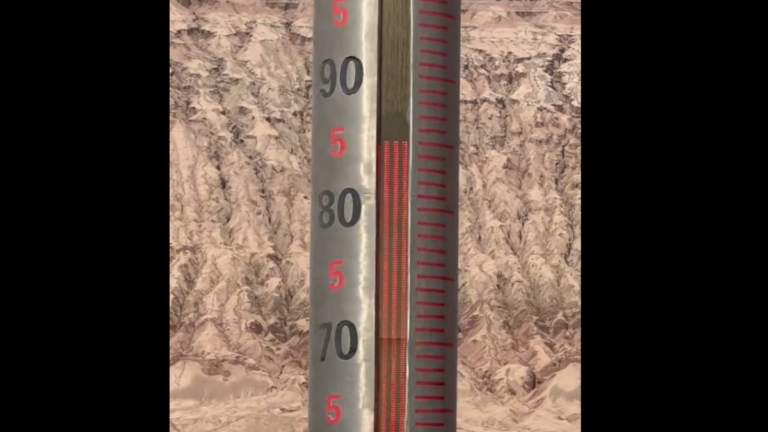 中國多地熱到爆表 新疆火焰山地表溫度高達85℃（視頻）