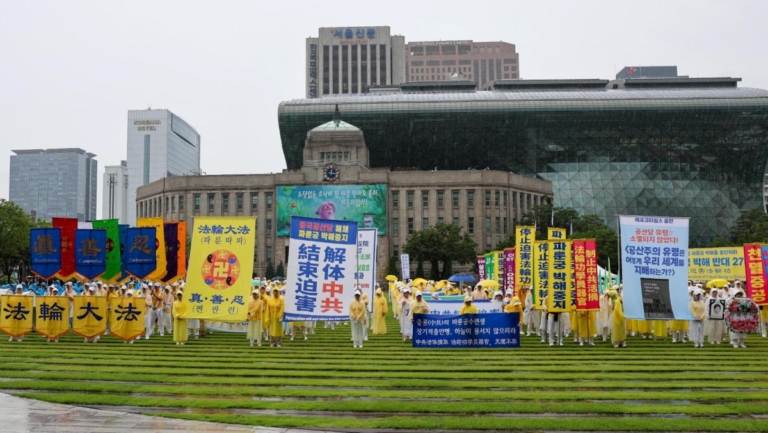 反迫害27周年 韓國導演譴責中共活摘暴行