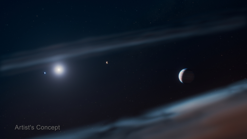 在绘架座恒星系统 天文学家发现隐藏的巨大行星