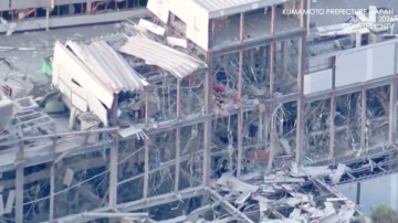 7.1強震後 熊本大型商場爆炸坍塌 二三十人失聯