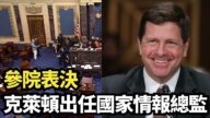 【直播】参院表决克莱顿出任国家情报总监