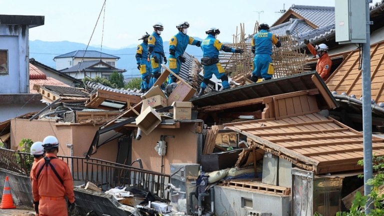 熊本7.1地震死亡增至28人 政府送冷氣至避難所