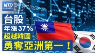 【財經新聞】台股年漲37%超越韓國 勇奪亞洲第一！