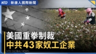 【国际新闻】历来最多！美重拳制裁43家中共奴工企业