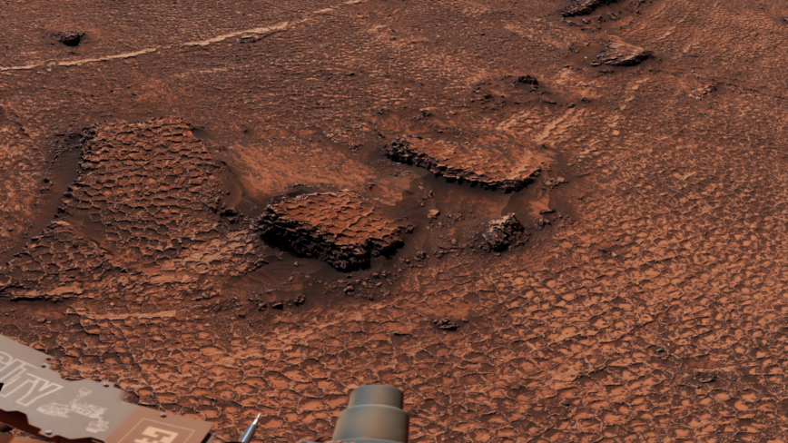 NASA火星探測車發現令人著迷的蜂巢地形