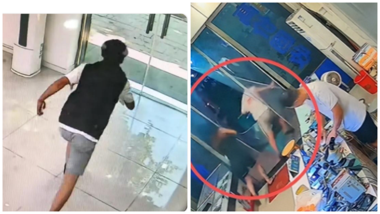 青島兩男進店佯裝挑手機 抓起4部手機奪門而逃