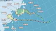 颱風昌鴻11日恐撲日本 可能從東北登陸並穿越本州