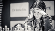 16岁西洋棋天才少女Lee击败侯逸凡 速棋赛封后