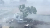 “白海豚”登陆浙江 华东多地出现暴雨狂风