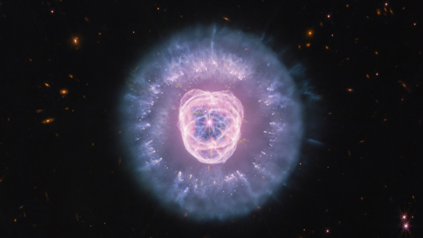 恆星死亡後的壯麗景象 NASA發布獅子星雲新圖