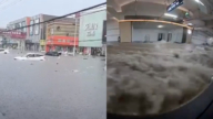 北京、河北、河南降罕見暴雨 城市成汪洋(多視頻)