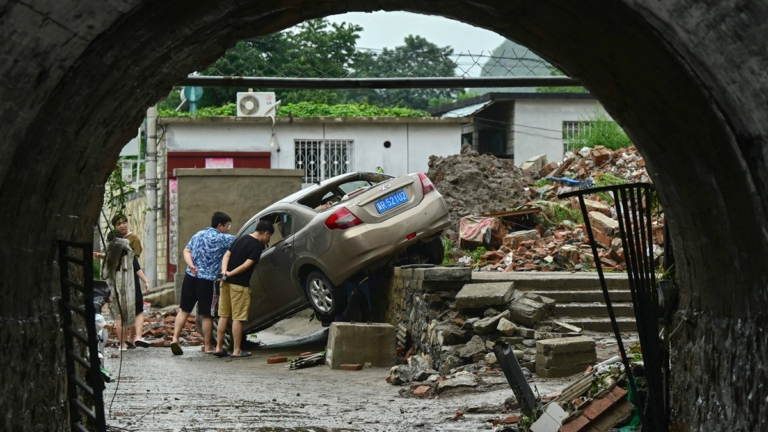 【短訊】白海豚過後極端降雨 北京1天雨量逾百日