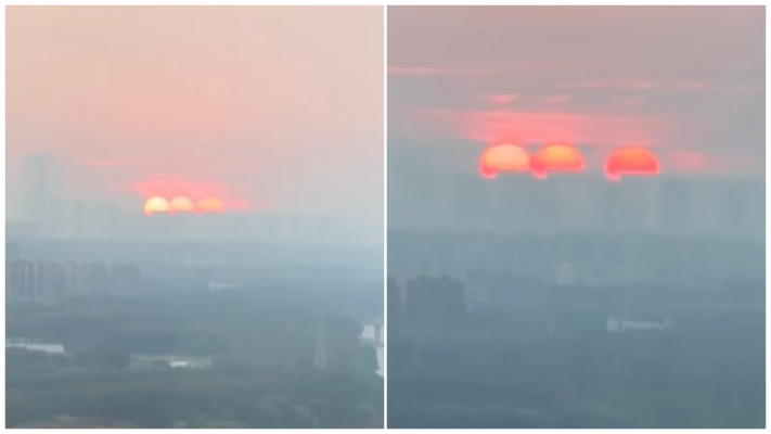 瀋陽天空驚現三個太陽？網民打趣：快叫后羿來