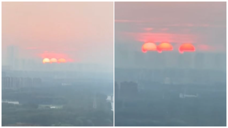 瀋陽天空驚現三個太陽？網民打趣：快叫后羿來