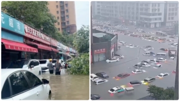 河南多地暴雨成灾 民怨水库泄洪没预警